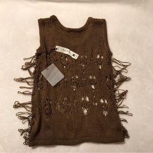 Willow & Clay Crochet Knit Tank Top